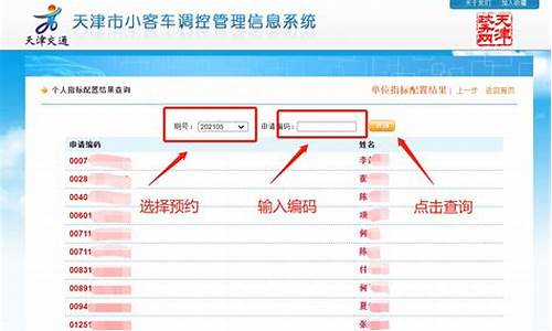 天津汽车摇号怎么查询是否中签_天津汽车摇号怎么查询是否中签成功